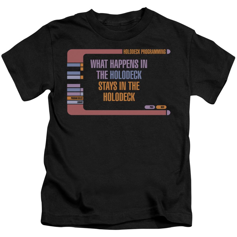 STAR TREK HOLODECK SECRETS - S/S JUVENILE 18/1 - BLACK - T-Shirt