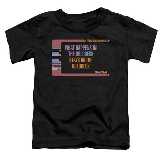 Star Trek - Holodeck Secrets - Short Sleeve Toddler Tee - Black T-shirt