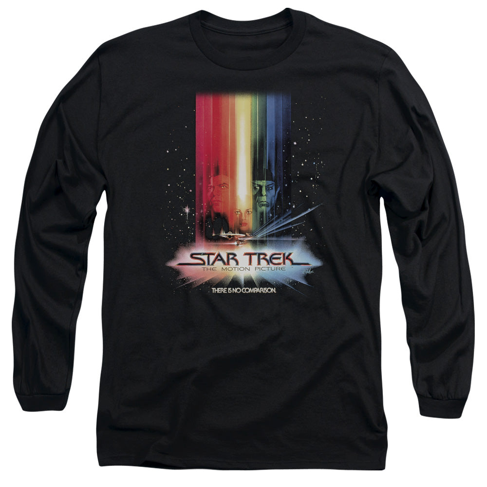Star Trek - Motion Picture Poster - Long Sleeve Adult 18/1 - Black T-shirt