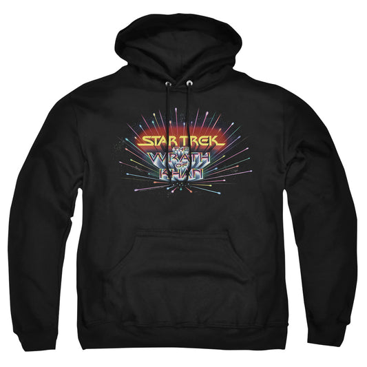 Star Trek - Khan Logo - Adult Pull-over Hoodie - Black