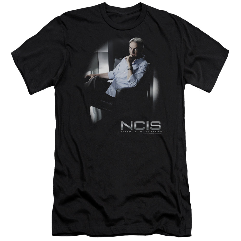 Ncis - Gibbs Ponders-premuim Canvas Adult Slim Fit 30/1 - Black