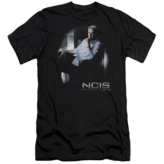 Ncis - Gibbs Ponders-premuim Canvas Adult Slim Fit 30/1 - Black