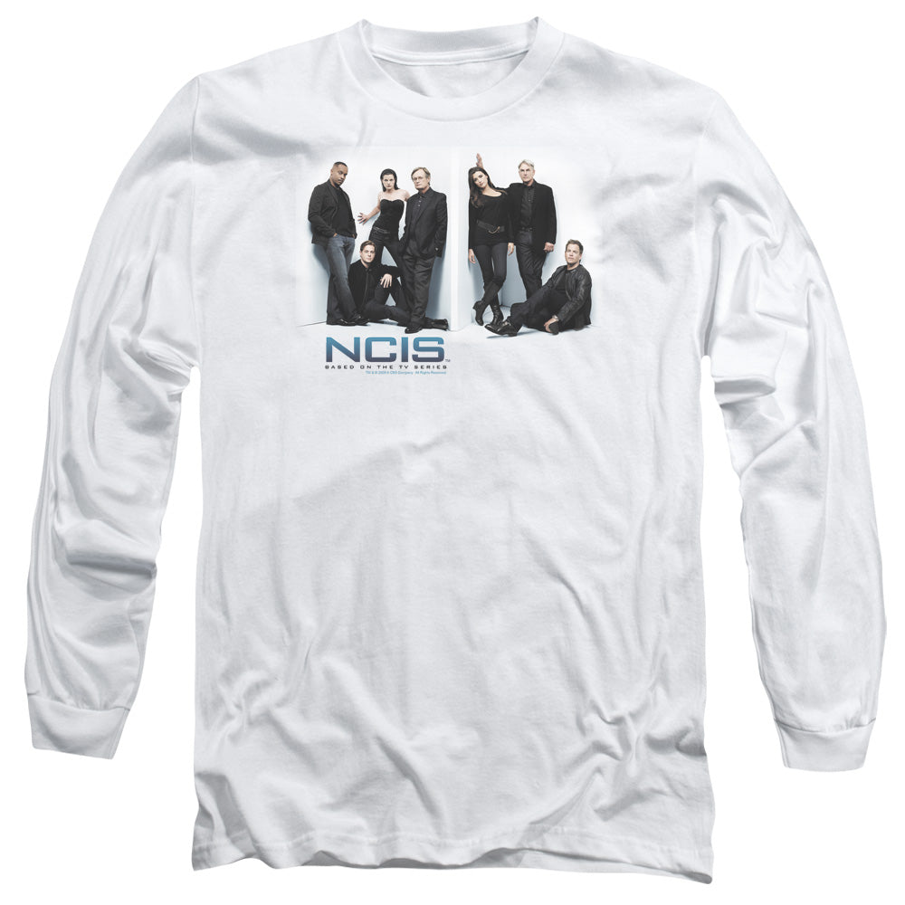 Ncis - White Room - Long Sleeve Adult 18/1 - White T-shirt