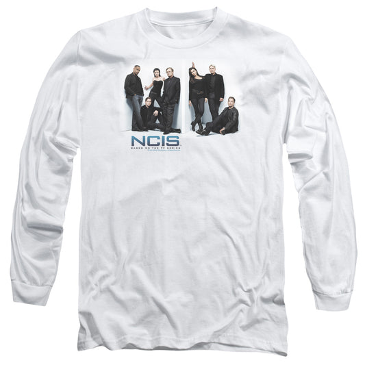 Ncis - White Room - Long Sleeve Adult 18/1 - White T-shirt