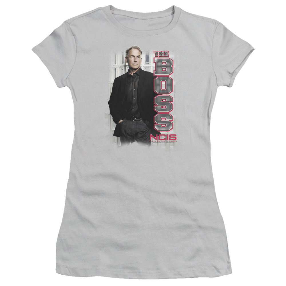 Ncis - The Boss - Short Sleeve Junior Sheer - Silver T-shirt