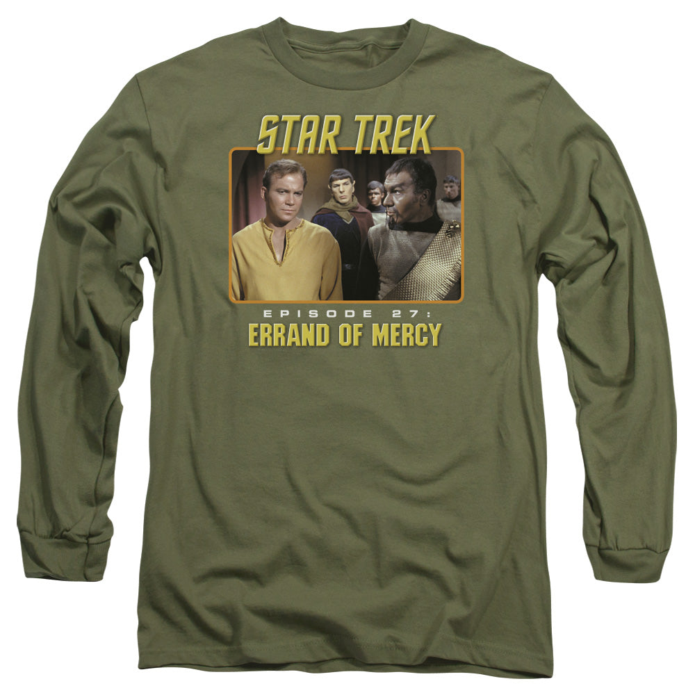 St Original - Episode 27 - Long Sleeve Adult 18/1 - Military Green T-shirt