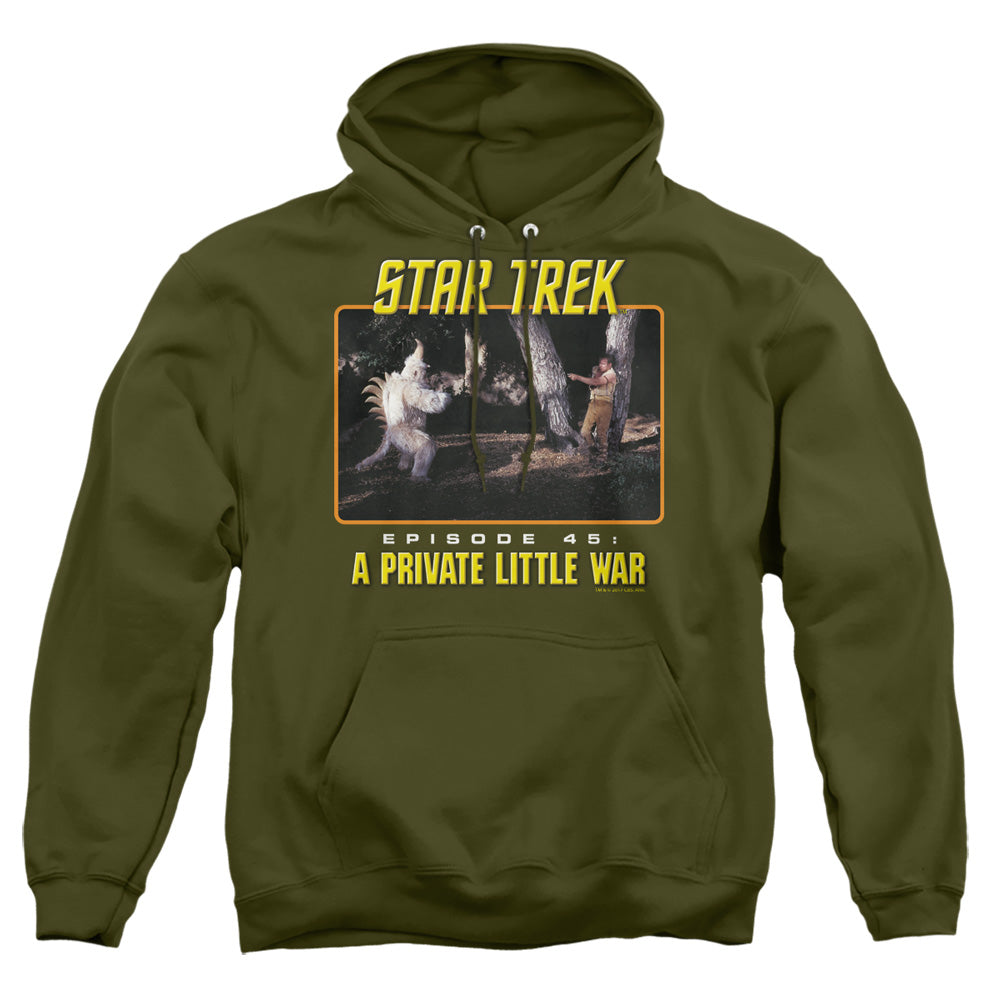 St Original - Episode 45 - Adult Pull-over Hoodie - Military Green
