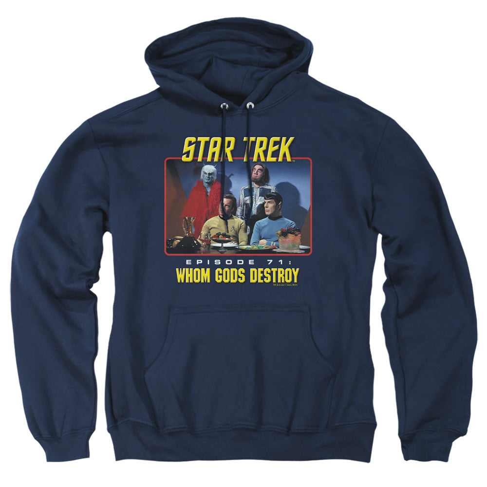 Star Trek - Episode 71 - Adult Pull-over Hoodie - Navy