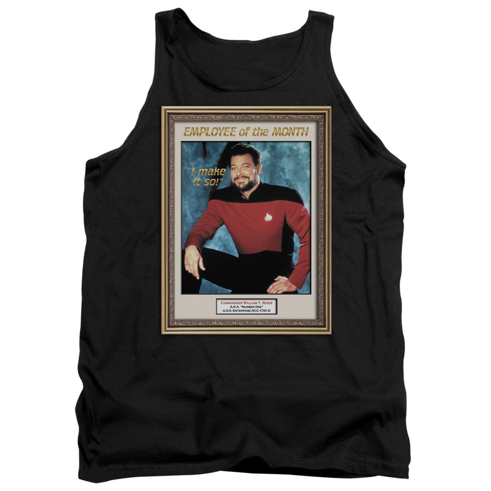 Star Trek - Employee Of Month - Adult Tank - Black