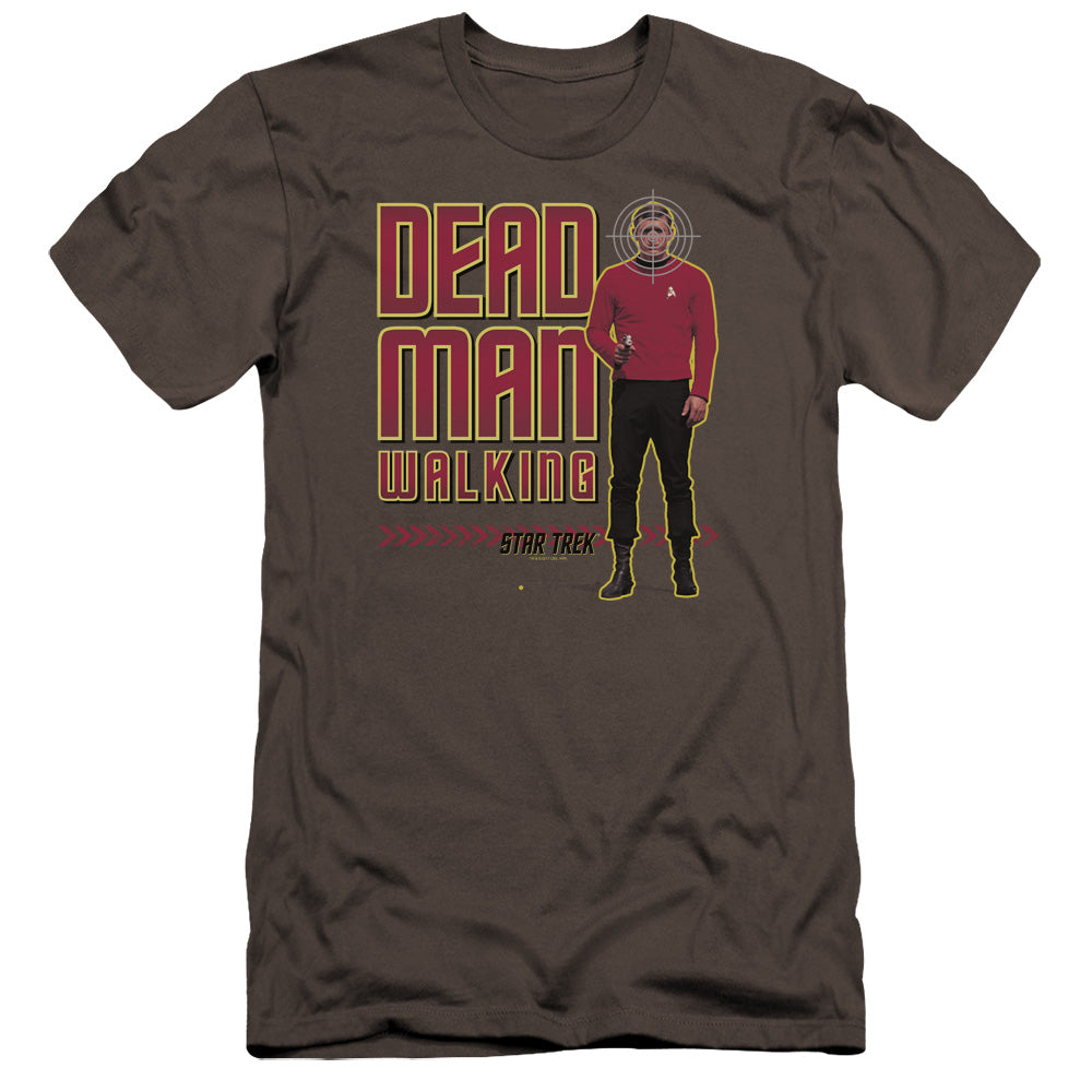 Star Trek - Dead Man Walking-premuim Canvas Adult Slim Fit 30/1 - Charcoal