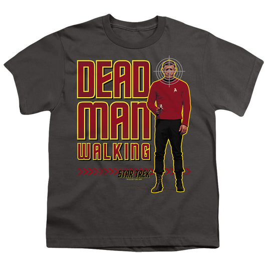 Star Trek - Dead Man Walking - Short Sleeve Youth 18/1 - Charcoal T-shirt