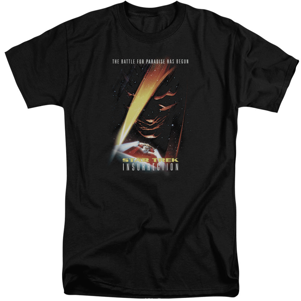 Star Trek - Insurrection(Movie) - Short Sleeve Adult Tall - Black T-shirt