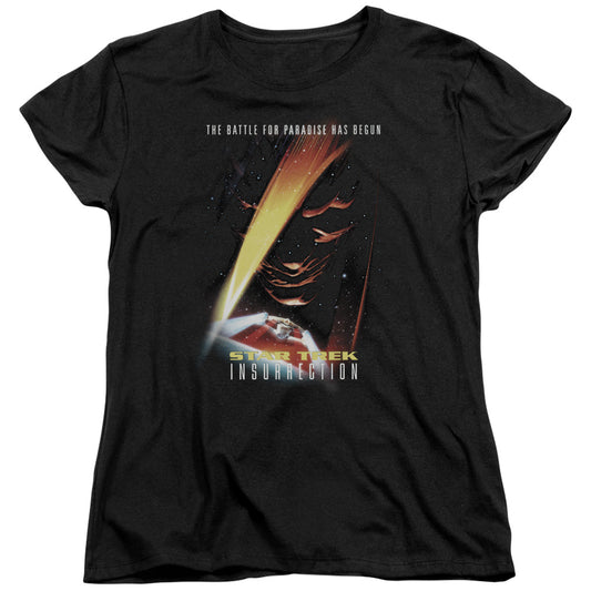 Star Trek - Insurrection(Movie) - Short Sleeve Women"s Tee - Black T-shirt