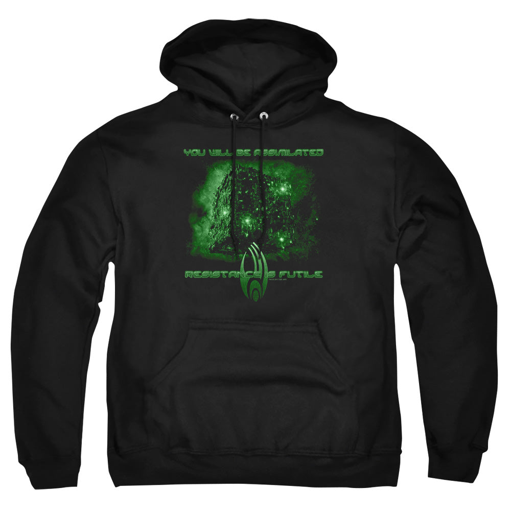 Star Trek - Assimilate - Adult Pull-over Hoodie - Black