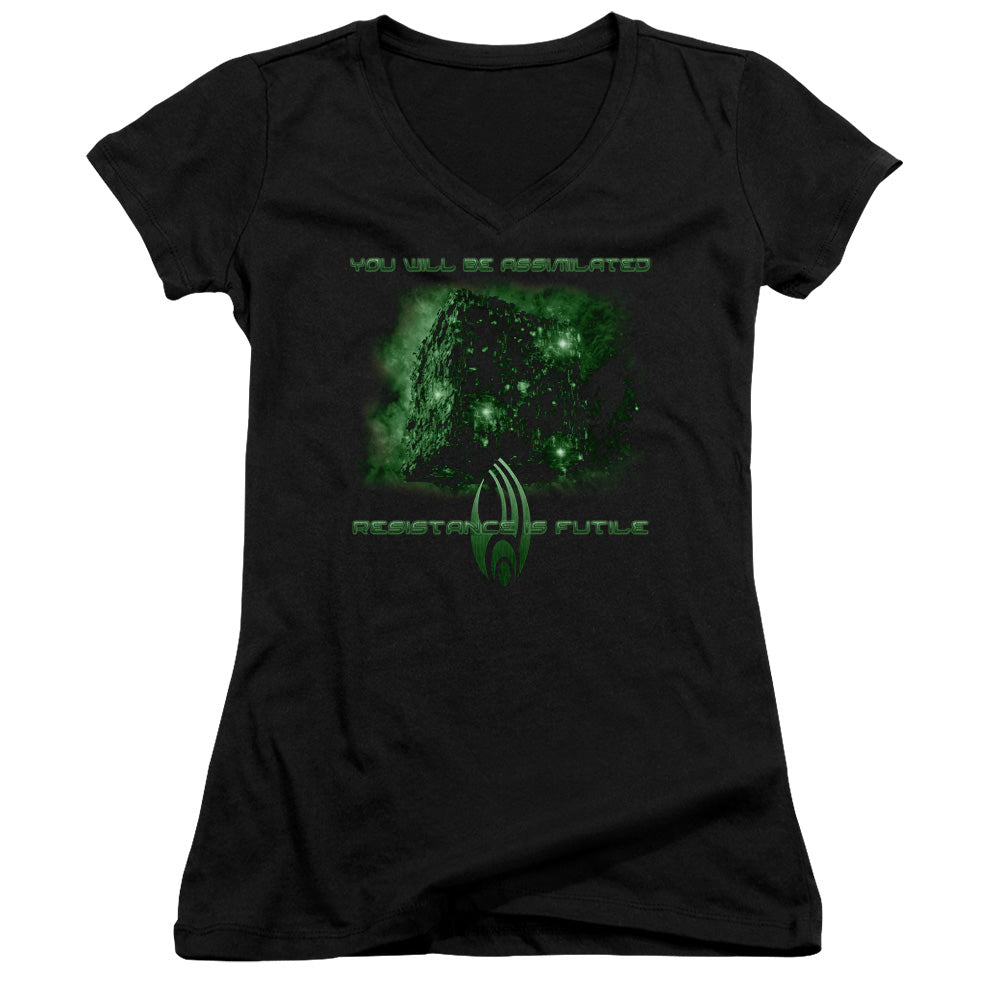 Star Trek - Assimilate - Junior V-neck - Black