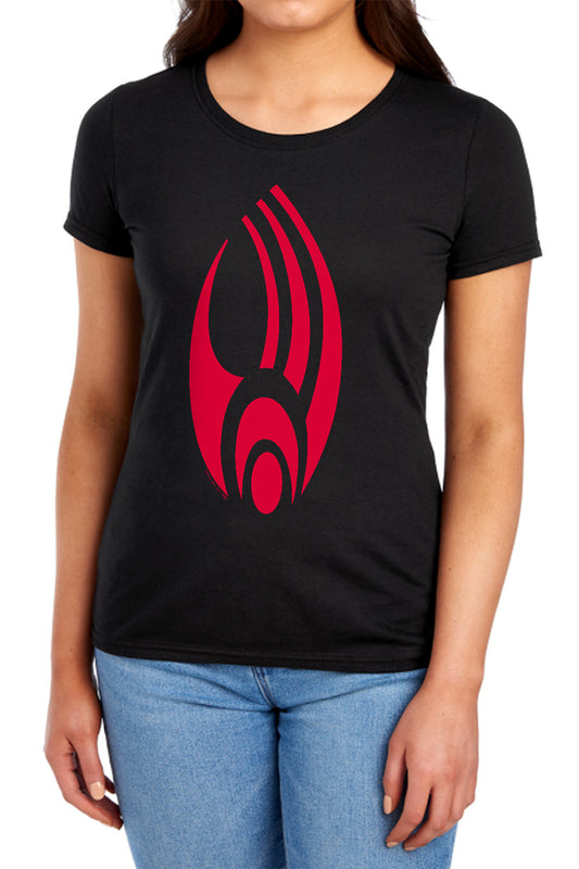 Star Trek - Borg Logo - Short Sleeve Womens Tee - Black T-shirt