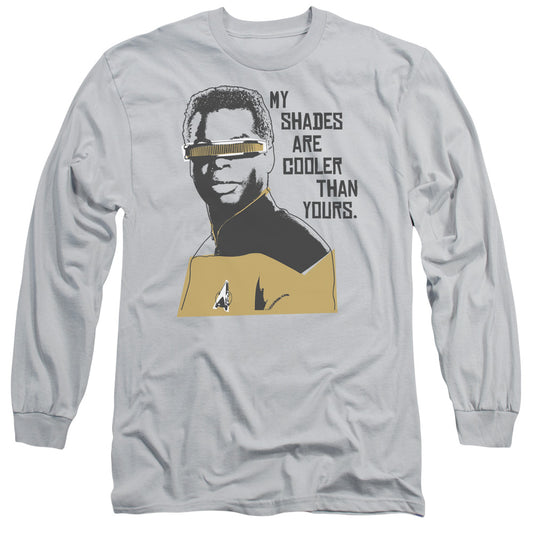 Star Trek - Cooler Shades - Long Sleeve Adult 18/1 - Silver T-shirt