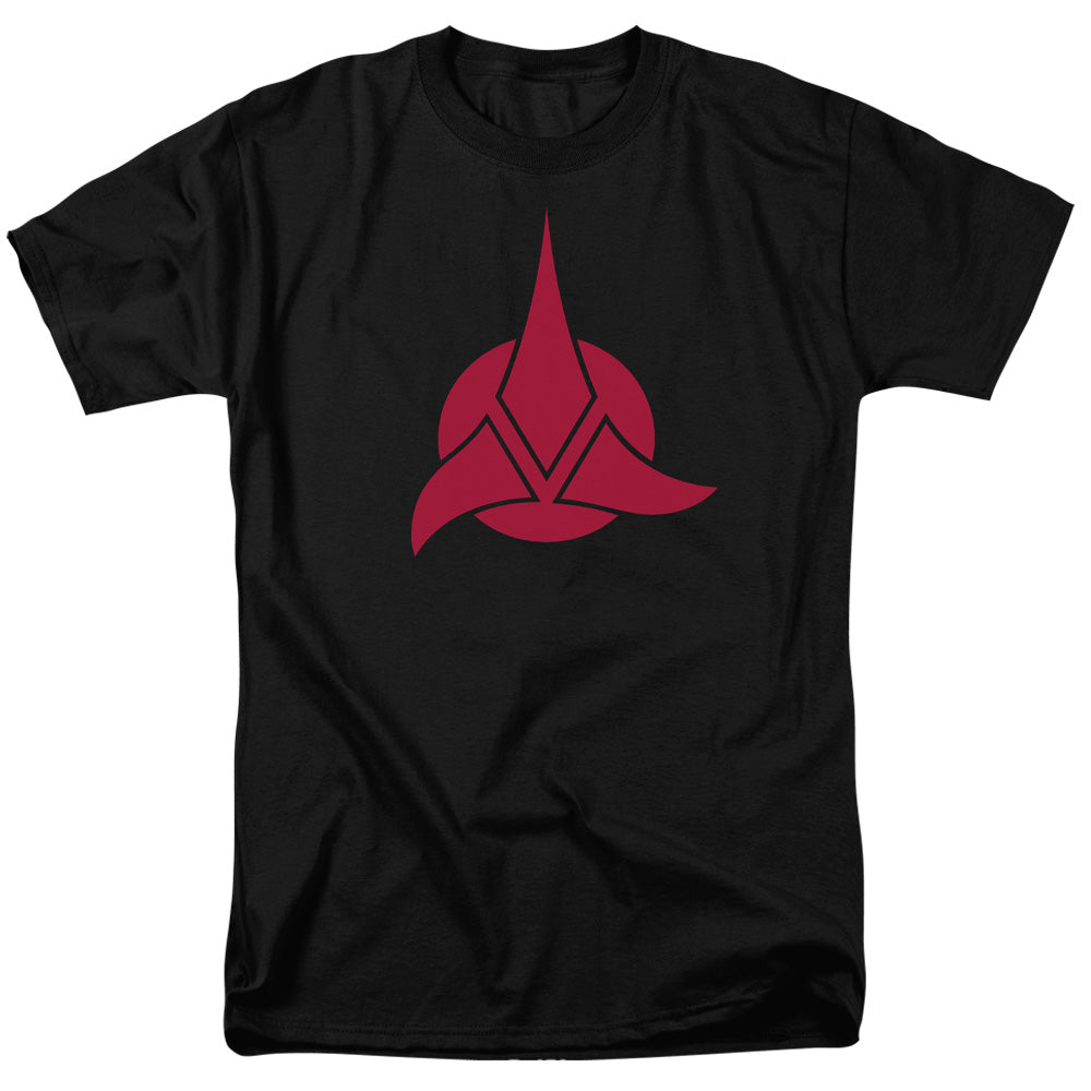 Star Trek - Klingon Logo - Short Sleeve Adult 18/1 - Black T-shirt