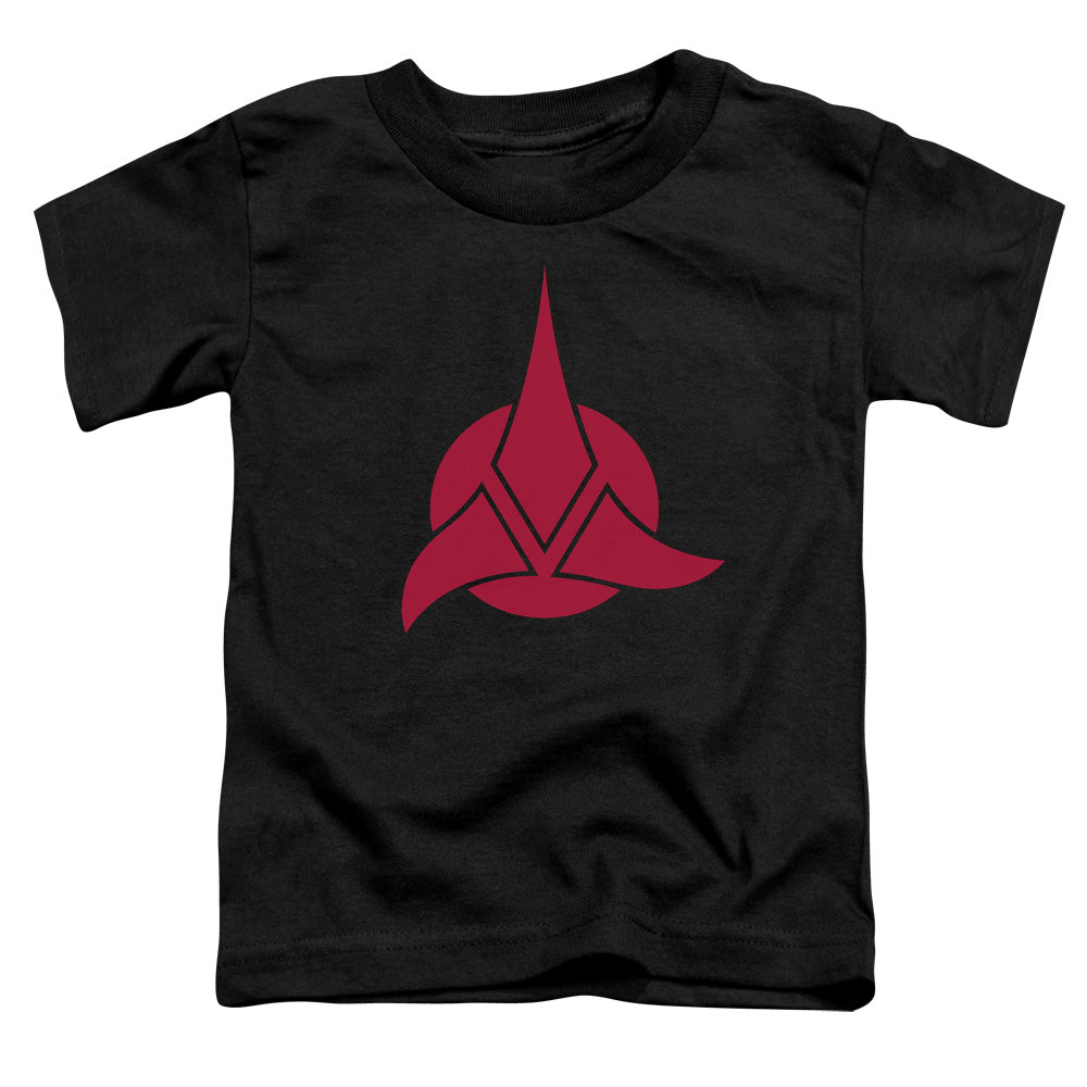 Star Trek - Klingon Logo - Short Sleeve Toddler Tee - Black T-shirt
