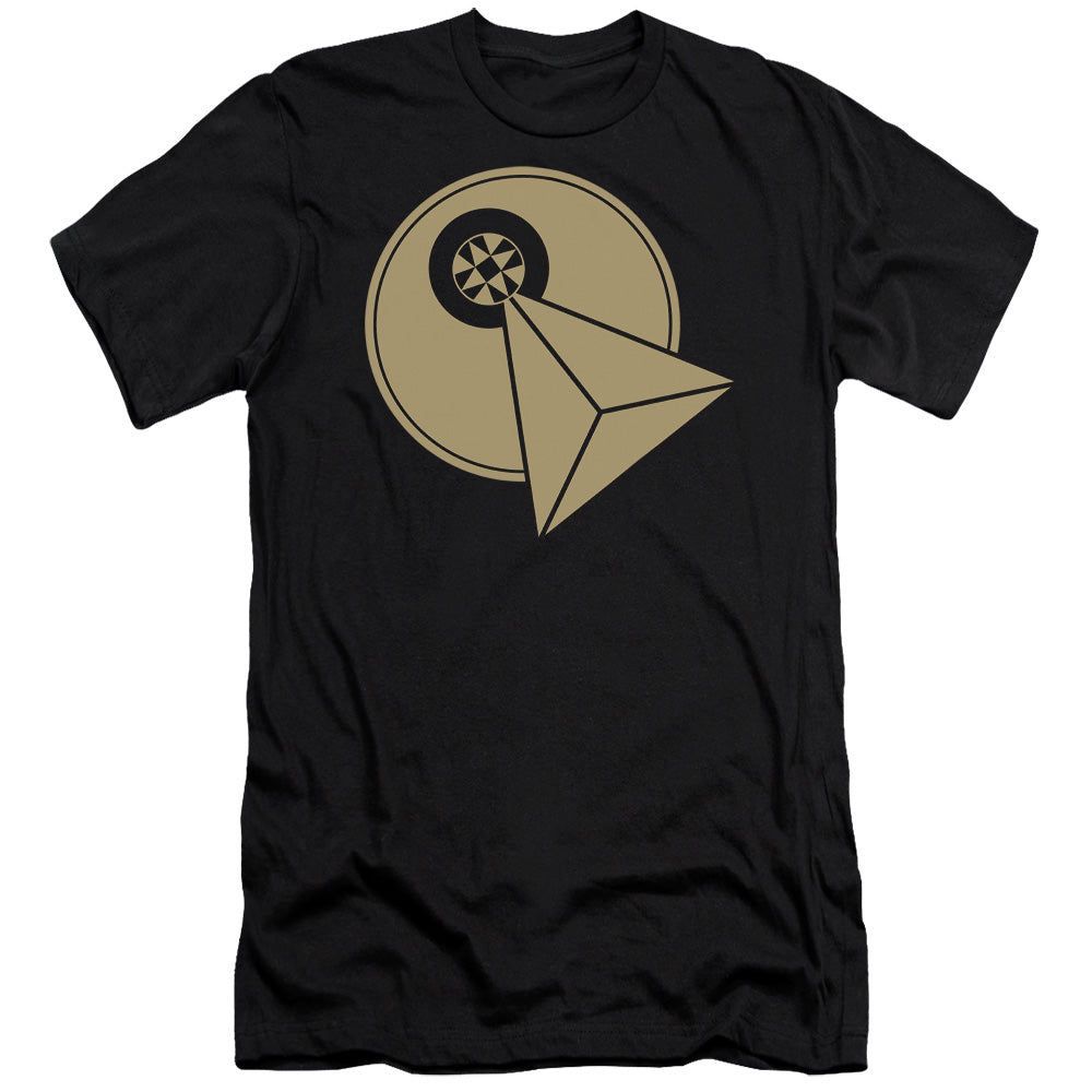 STAR TREK VULCAN LOGO - S/S ADULT 30/1 - BLACK T-Shirt