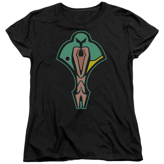 Star Trek - Cardassian Logo - Short Sleeve Womens Tee - Black T-shirt