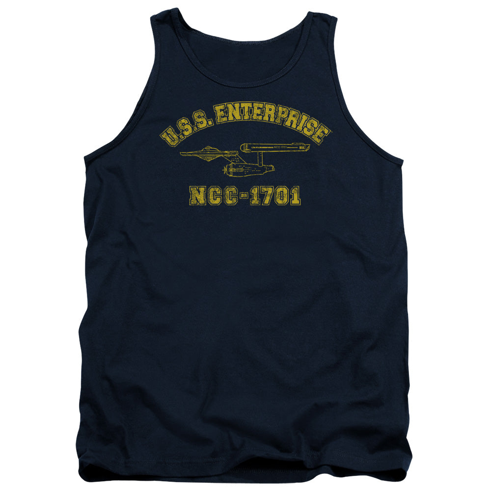 Star Trek - Enterprise Athletic - Adult Tank - Navy