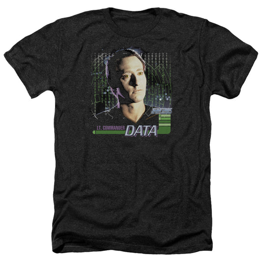 Star Trek - Data - Adult Heather-black