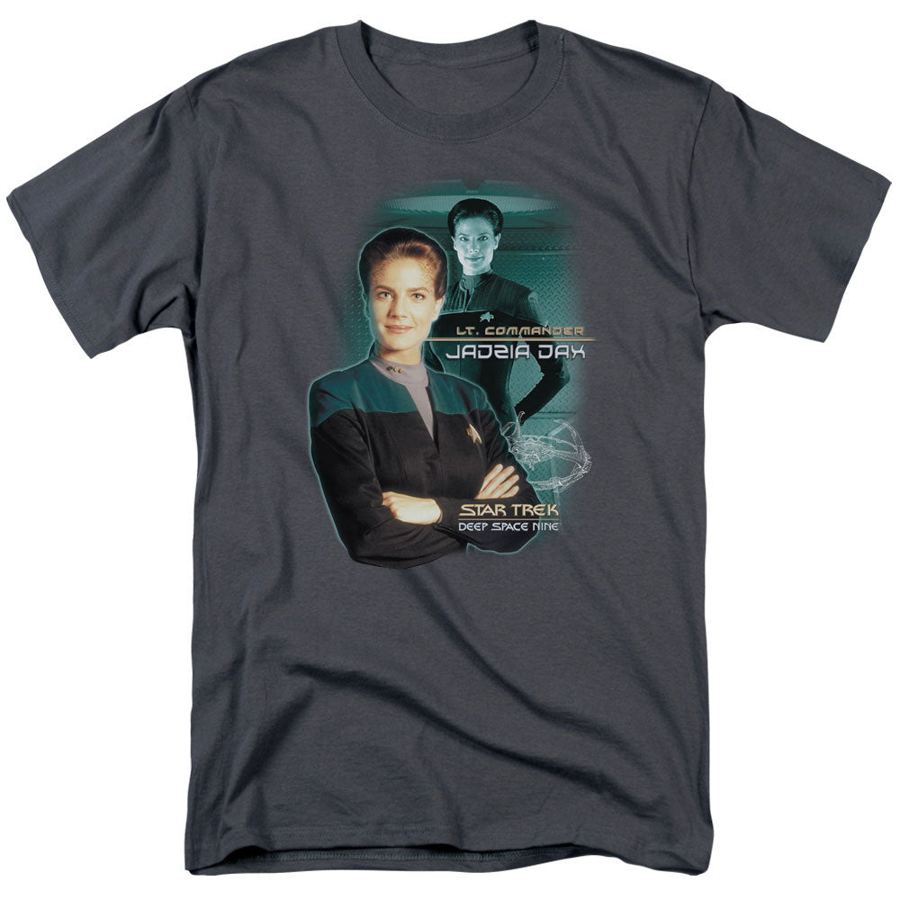 Star Trek - Jadzia Dax - Short Sleeve Adult 18/1 - Charcoal T-shirt