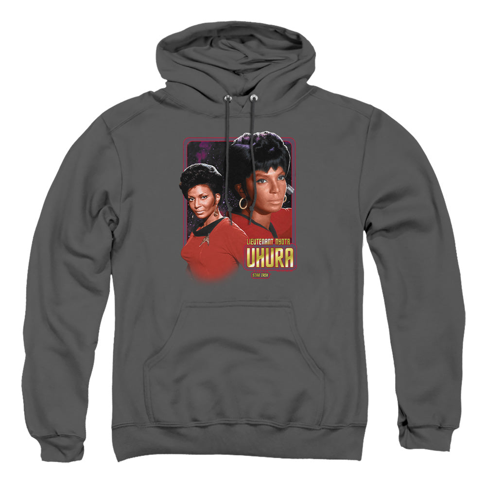 Star Trek - Lieutenant Uhura - Adult Pull-over Hoodie - Charcoal
