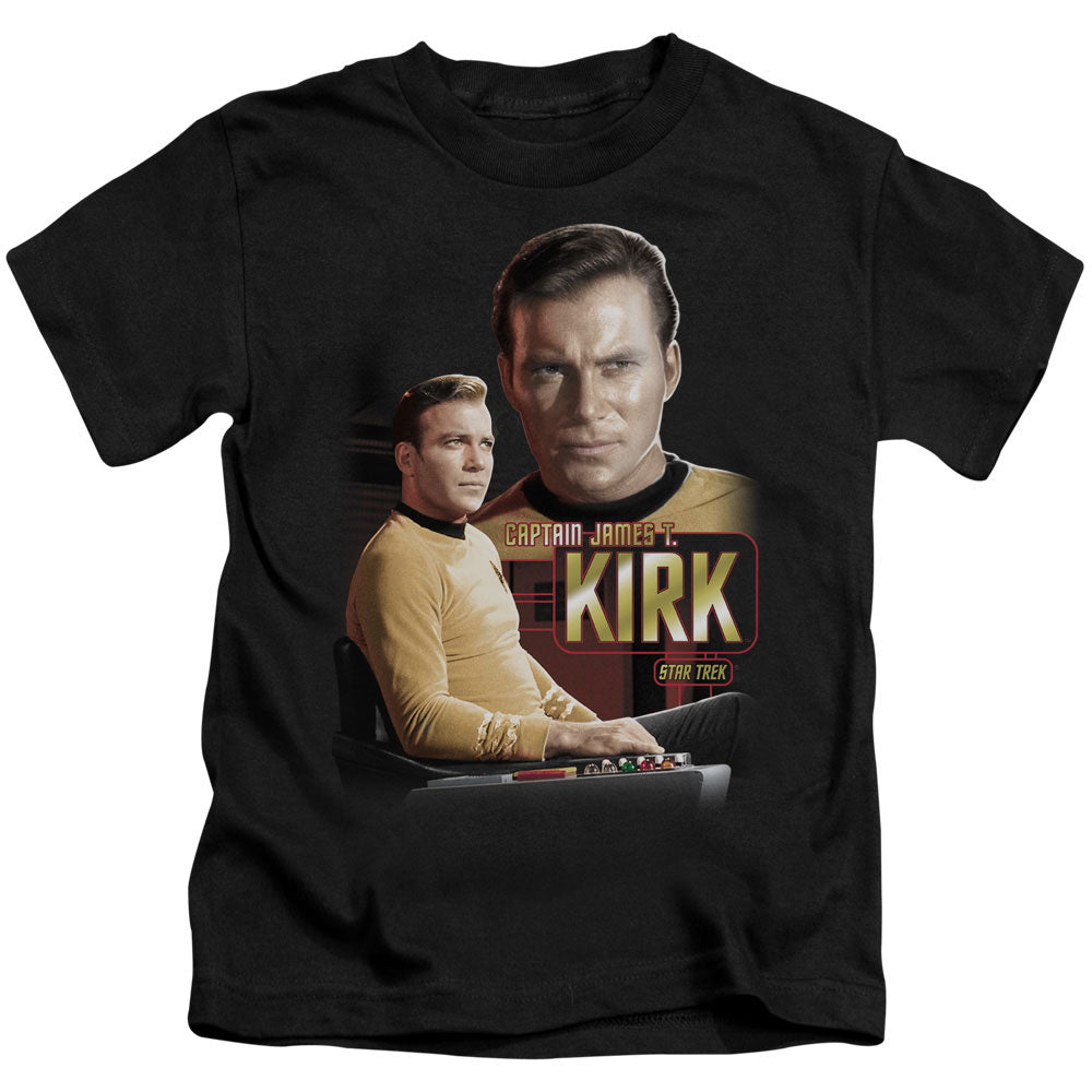 STAR TREK CAPTAIN KIRK - S/S JUVENILE 18/1 - BLACK - T-Shirt