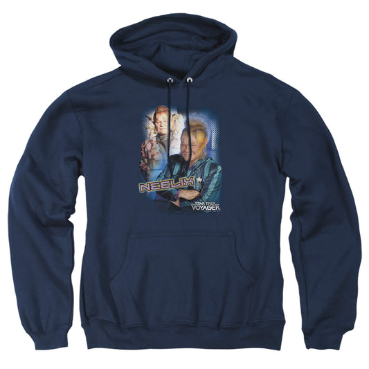 Star Trek - Neelix - Adult Pull-over Hoodie - Navy
