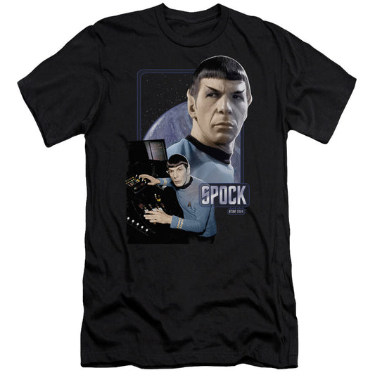 Star Trek - Spock - Short Sleeve Adult 30/1 - Black T-shirt