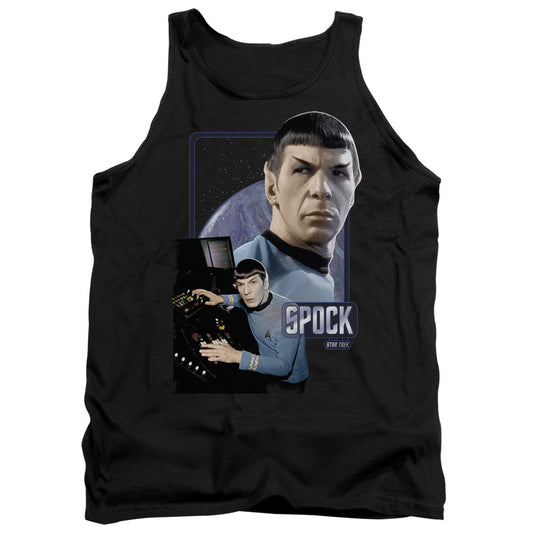 Star Trek - Spock - Adult Tank - Black