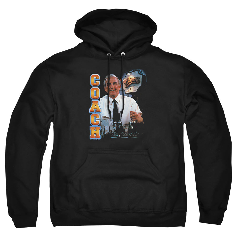 Cheers - Coach - Adult Pull-over Hoodie - Black