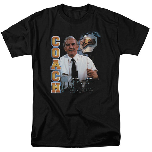 Cheers - Coach - Short Sleeve Adult 18/1 - Black T-shirt