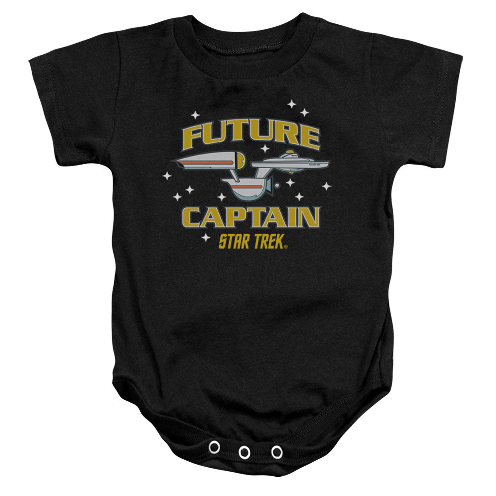 Star Trek - Future Captain - Infant Snapsuit - Black