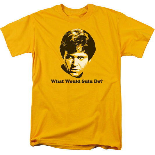 Star Trek - What Would Sulu Do - Short Sleeve Adult 18/1 - Gold T-shirt