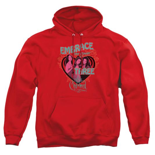 Charmed - Embrace The Power - Adult Pull-over Hoodie - Red