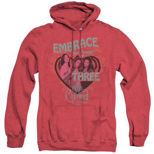 Charmed - Embrace The Power - Adult Heather Hoodie - Red