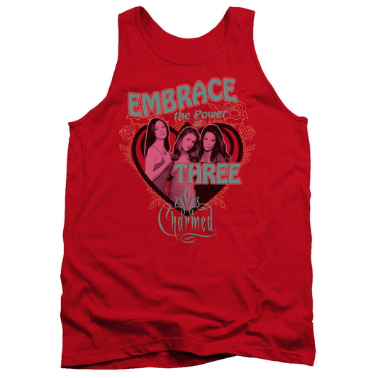 Charmed - Embrace The Power - Adult Tank - Red