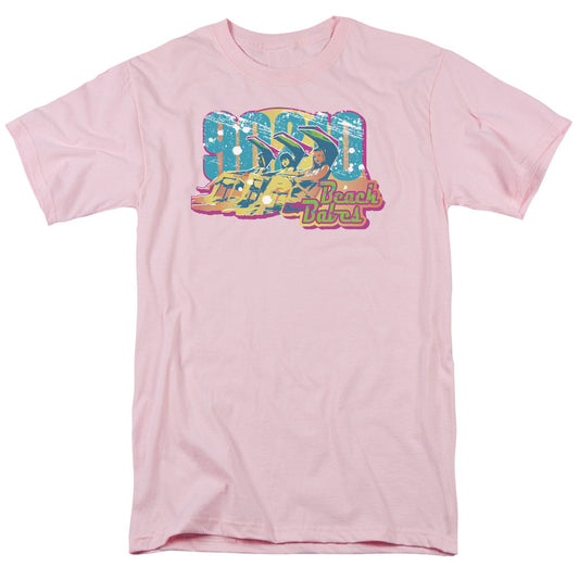 90210 - Beach Babes - Short Sleeve Adult 18/1 - Pink T-shirt