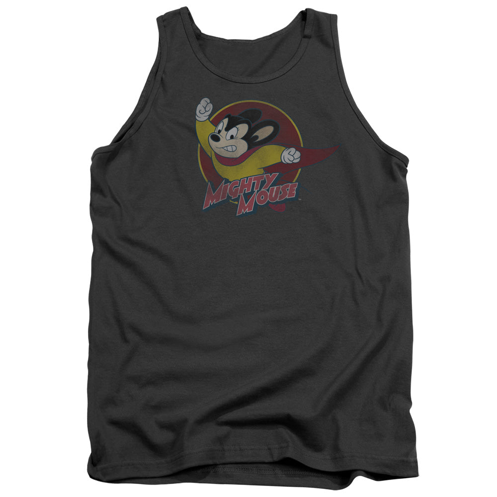 Mighty Mouse - Mighty Circle - Adult Tank - Charcoal