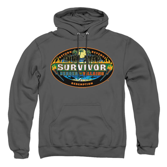 Survivor - Heroes Vs Villains - Adult Pull-over Hoodie - Charcoal