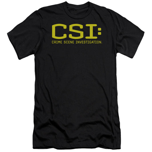 Csi - Logo-premuim Canvas Adult Slim Fit 30/1 - Black