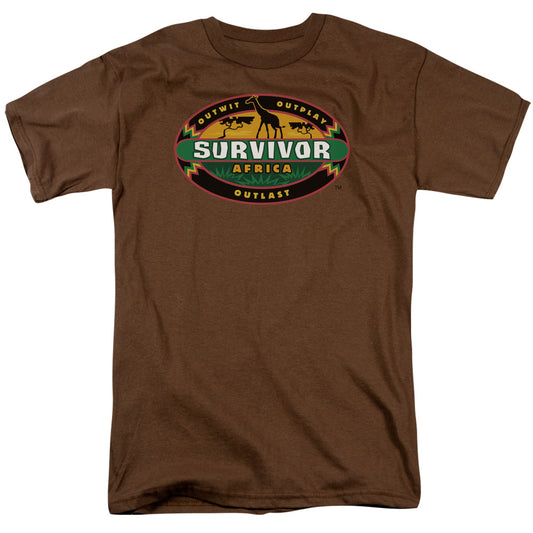 Survivor - Africa - Short Sleeve Adult 18/1 - Coffee T-shirt