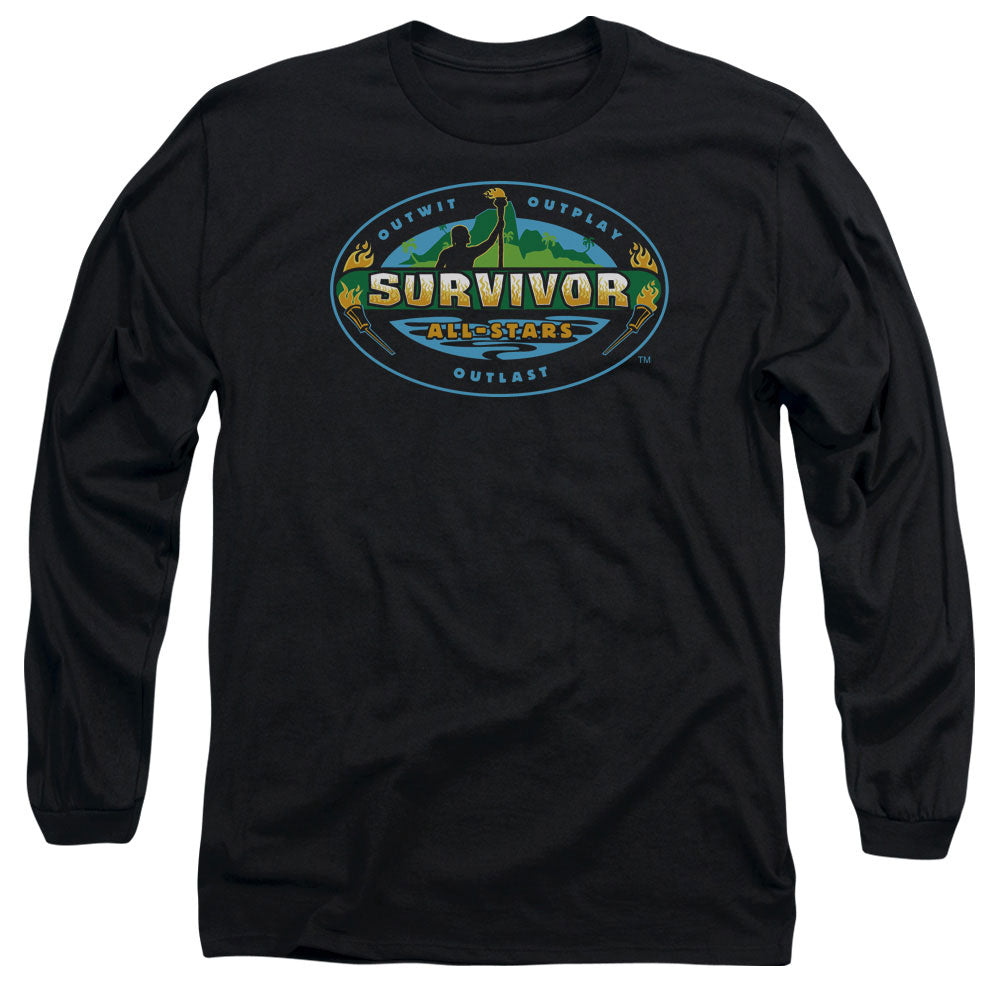 Survivor - All Stars - Long Sleeve Adult 18/1 - Black T-shirt