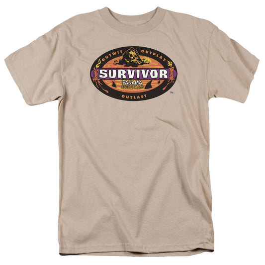 Survivor - Panama - Short Sleeve Adult 18/1 - Sand T-shirt