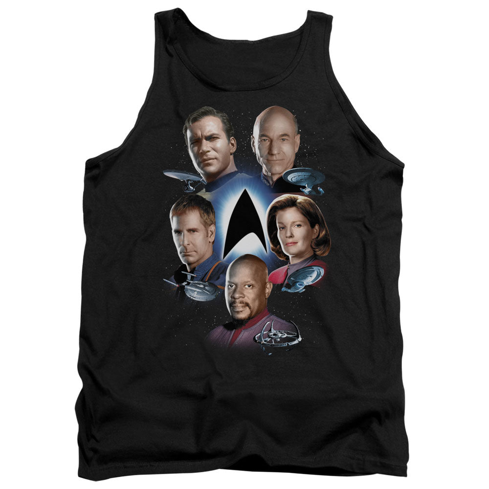 Star Trek - Starfleets Finest - Adult Tank - Black