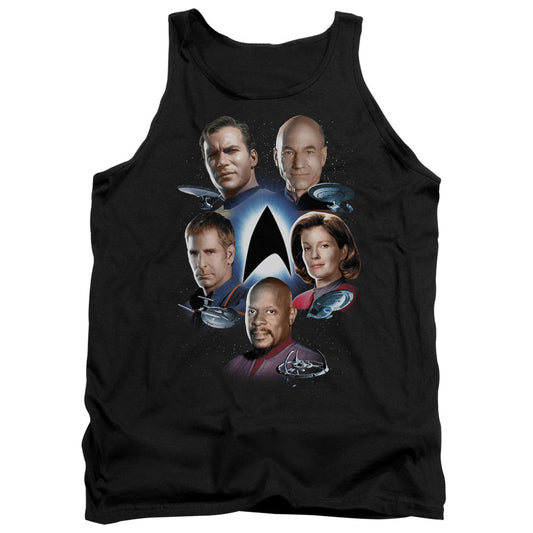 Star Trek - Starfleets Finest - Adult Tank - Black