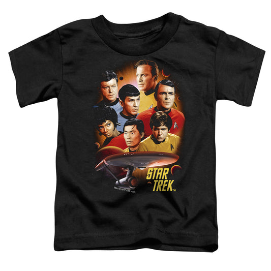 Star Trek - Heart Of The Enterprise - Short Sleeve Toddler Tee - Black T-shirt